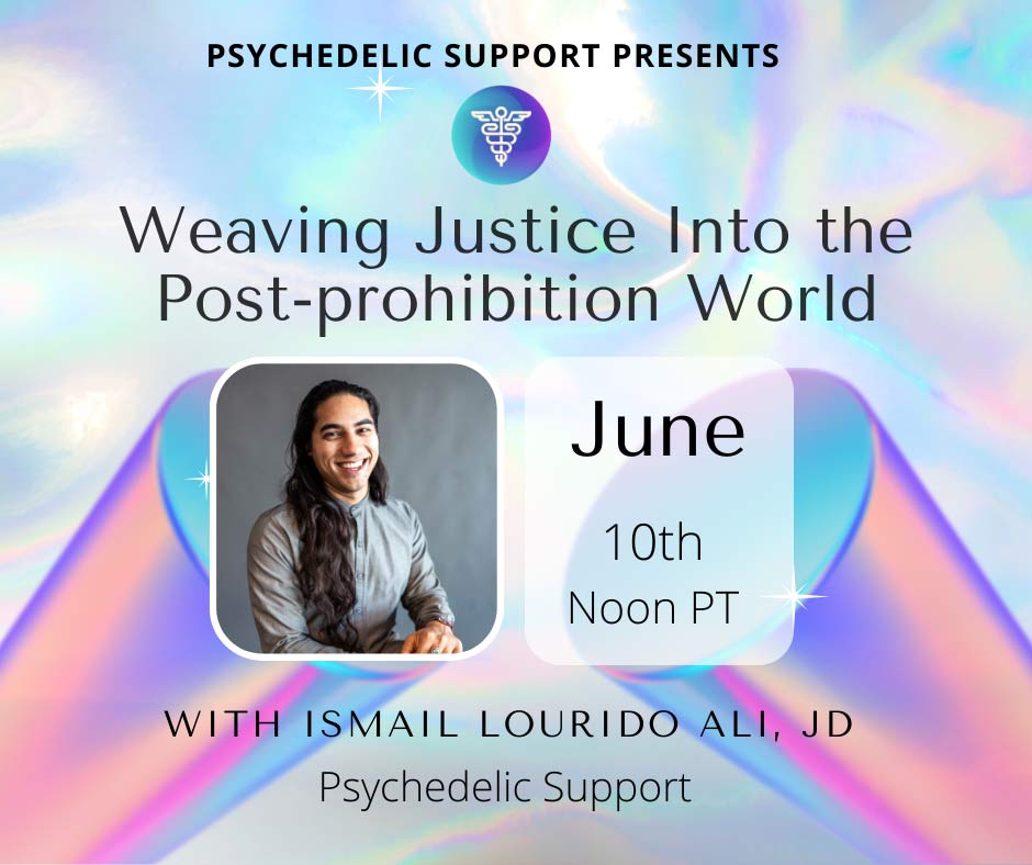 Ismail Ali webinar psychedelic social justice