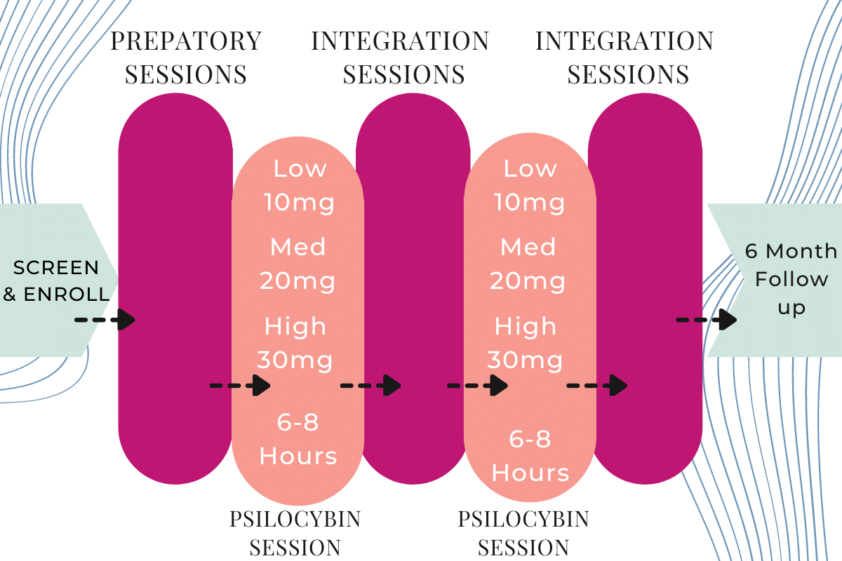 psilocybin assisted therapy study design